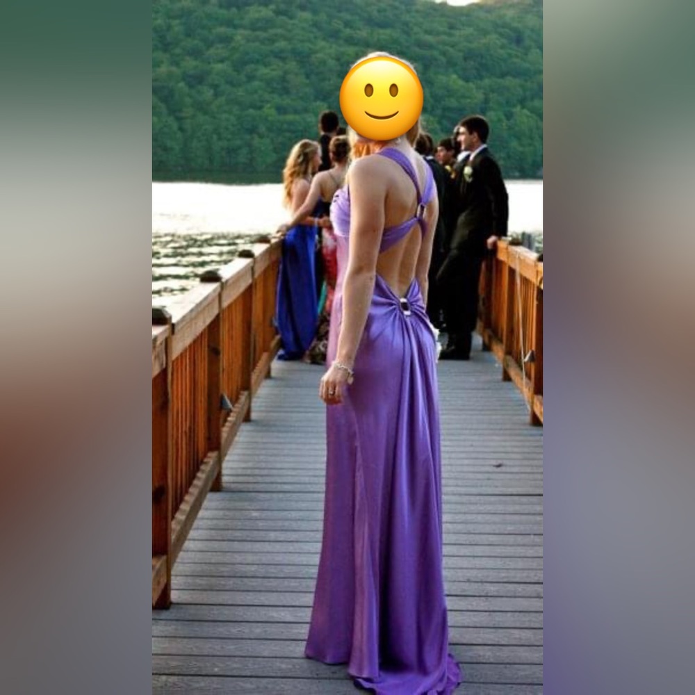 Niki Livas Purple Dress